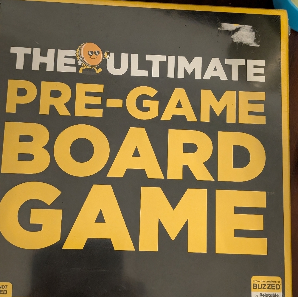 Black and Yellow Party Board Game